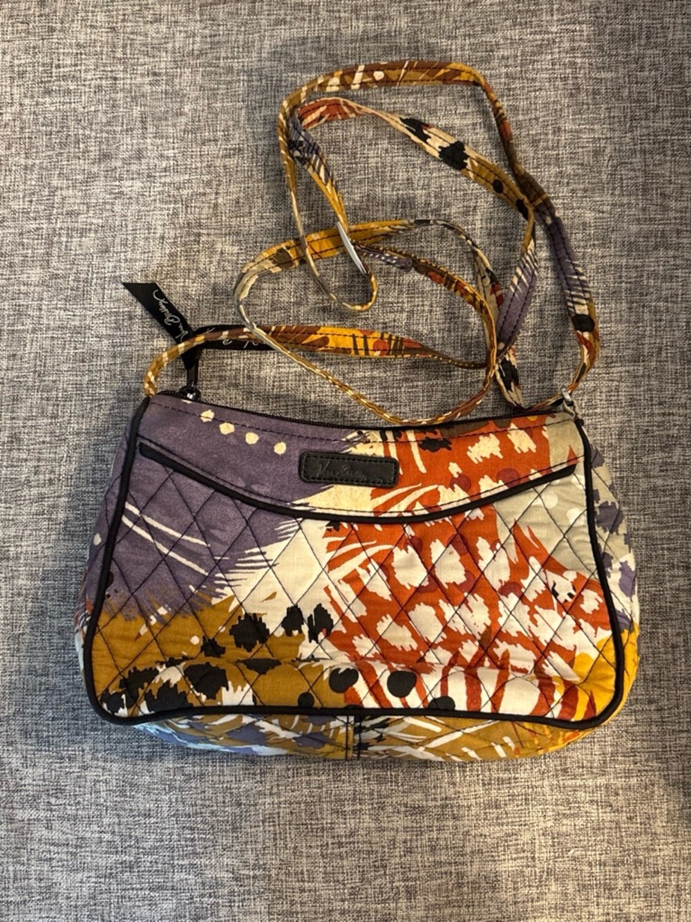 Vera Bradley Painted Feathers Frannie Bag